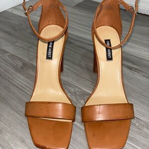 Nine West Women's Brown Heeled Sandals